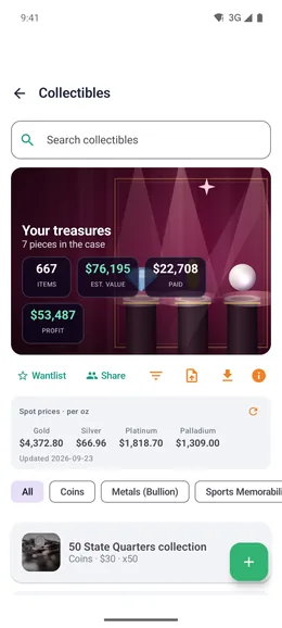 Collectibles — PeaceLoveDishes app