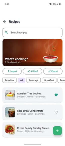 Recipes — PeaceLoveDishes app